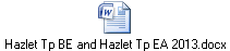 Hazlet Tp BE and Hazlet Tp EA 2013.docx