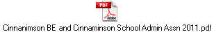 Cinnanimson BE and Cinnaminson School Admin Assn 2011.pdf