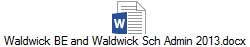 Waldwick BE and Waldwick Sch Admin 2013.docx
