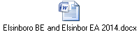 Elsinboro BE and Elsinbor EA 2014.docx
