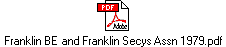 Franklin BE and Franklin Secys Assn 1979.pdf