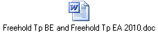 Freehold Tp BE and Freehold Tp EA 2010.doc