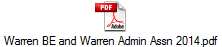 Warren BE and Warren Admin Assn 2014.pdf