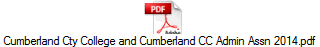 Cumberland Cty College and Cumberland CC Admin Assn 2014.pdf