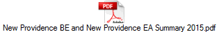 New Providence BE and New Providence EA Summary 2015.pdf