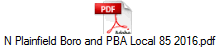 N Plainfield Boro and PBA Local 85 2016.pdf