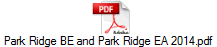 Park Ridge BE and Park Ridge EA 2014.pdf