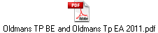 Oldmans TP BE and Oldmans Tp EA 2011.pdf