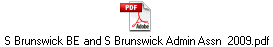 S Brunswick BE and S Brunswick Admin Assn  2009.pdf