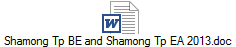 Shamong Tp BE and Shamong Tp EA 2013.doc