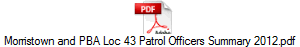 Morristown and PBA Loc 43 Patrol Officers Summary 2012.pdf