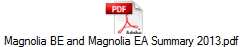 Magnolia BE and Magnolia EA Summary 2013.pdf